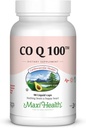 Maxi健康CO Q10 100mg - Coenzyme Q10サプリメント - 心の健康 - 90液体カプセル - Kosher、LCQ