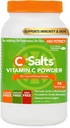 C-SaltsのビタミンCの粉の補足-免疫サポートのための100%の純粋な高い線量の緩衝されたビタミンCの粉-有機性、砂糖なし、ビーガン、非GMO、Stomachフレンドリー、元の8のoz