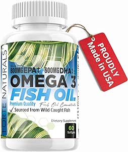 Omega 3の魚油2000mg高い効力800mg EPA DHA 600mg BURPLESSの補足非GMO Omega 3の脂肪酸は米国の犬猫の人のための高いDOSEの魚油を補います