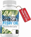 Omega 3の魚油2000mg高い効力800mg EPA DHA 600mg BURPLESSの補足非GMO Omega 3の脂肪酸は米国の犬猫の人のための高いDOSEの魚油を補います