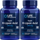 ライフエクステンションスーパーR-リポ酸240mg、90ベジーカプセル(2パック)