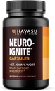 記憶および焦点のためのNeuroIGNITEの頭脳の補足- 60の計算-St. John's Wort、Ginkgo Biloba、Bacopa、PhosphatidylserineのNootropicsの頭脳サポート補足-非GMOのカプセル、2か月の供給