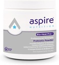 Aspire Nutrition Bio-Heal Pro + 6-in-1 Probiotic Powder Supplement - 女性、男性、子供向けの毎日のプロバイオティック式 - 30日の供給