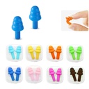 Silicone Earplugs for Swimming, Sleeping, Snoring, Work, Concerts - Noise Cancelling, Reusable Ear Protection, 8 Pairs