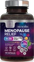 Dong Quai、Chaste Berry、Black Cohosh、8 Billion CFU Probioticsの女性の更年期の補足 - 腟、消化器の健康のための熱い抜け目がない夜及び月経の救助のProbiotic - 120のカプセル