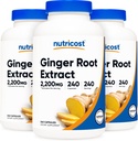 Nutricost Ginger Root Extract 550mg, 240 Capsules (3 Bottles)