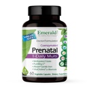 EMERALD LABS Prenatal 1-Daily メチル化された Folate、鉄、全食糧ブレンド及び多く-大豆なし、グルテンフリー- 60 野菜カプセル