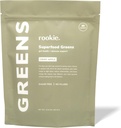 Rookie Wellness Greens + Superfoods - ビタミン、プロバイオティクス、抗酸化剤、Baobab Fiber(30のサービング、Crisp Apple)を含む全食品原料で作られたグリーンスーパーフードパウダードリンク
