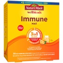 Nature Made Wellblends ImmuneMAX Fizzy Drink Mix、ビタミンC 1500mg、亜鉛15mg、ビタミンD3 1000 IU(25 mcg)、Bビタミンと電解液の水分補給ブレンド、30スティックパック