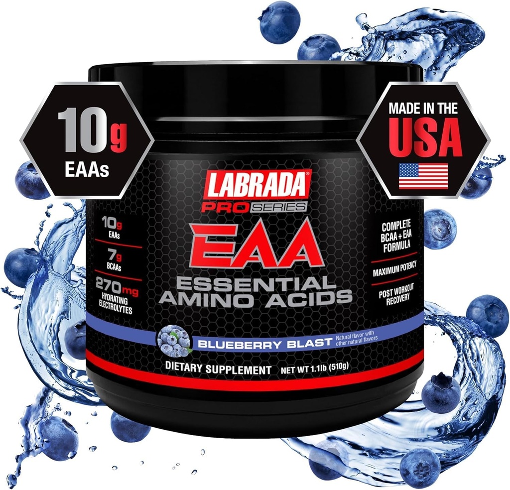 プロ シリーズ EAA の最高の効力は 10g EAAs 7g BCAAs および 270mg の水和する Elecrolytes の回復および性能(Blueberry Blast)の必須のアミノ酸の水和式を完了します