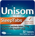 Unisom SleepTabs, Nighttime Sleep-aid, Doxylamine Succinate, 32錠