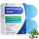 CHARMPOO Antifungal Soap Bar for Itchy Skin: Helps Relieve Athletes Foot & Fungal Discomfort – Moisturizing pH-Balanced Gentle on Sensitive Skin for Body & Feet - 2 Bars (9 oz)