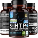 N1Nプレミアム5-HTP 200mgプラスカルシウム、Griffonia Seed Extract、非GMOおよびグルテンフリー、120キャップ