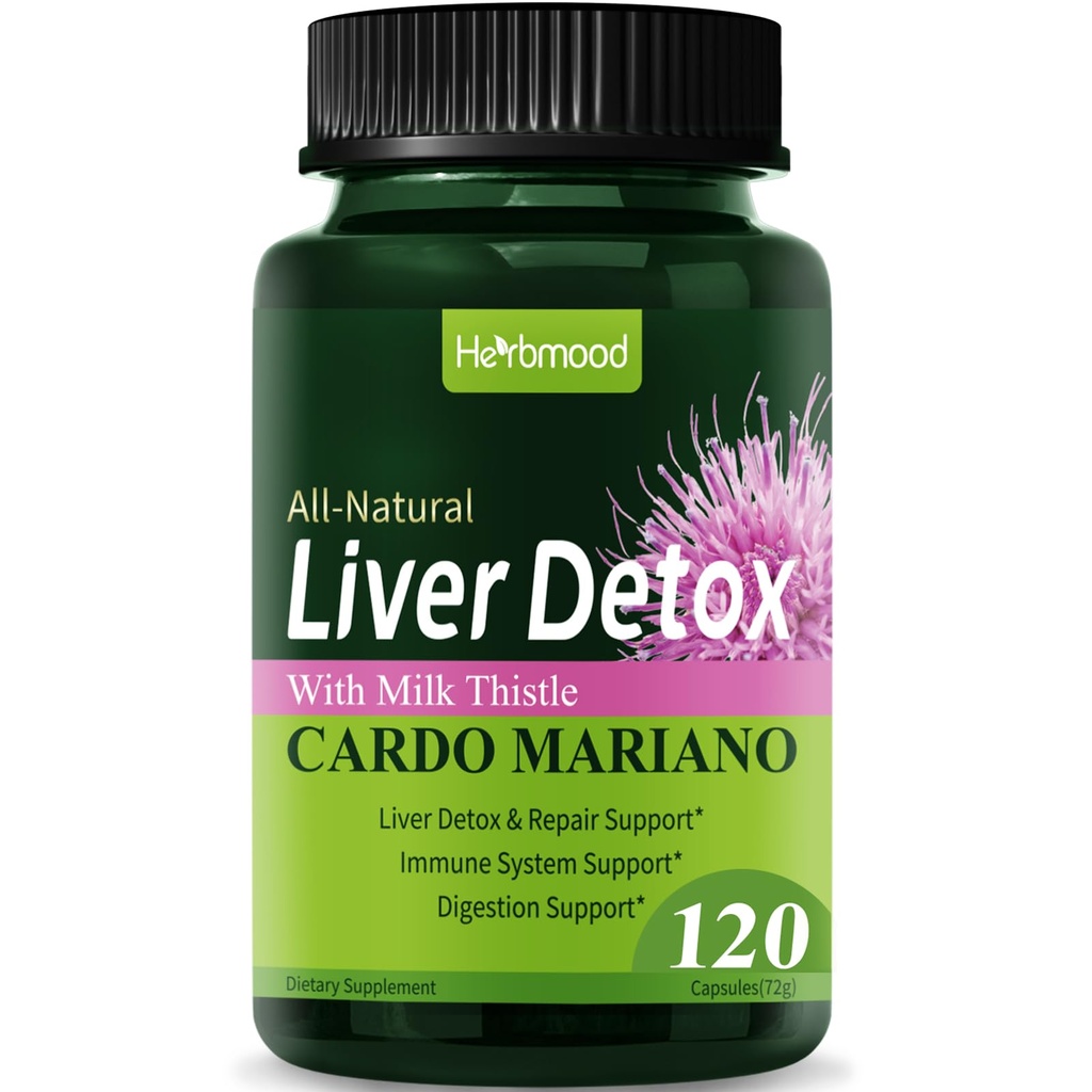 Silymarinのミルクのこのtleの肝臓のDetoxは脂肪の肝臓、Alcachofa y Cardo Marianoのcon Silimarinaのpara elのHigado Graso、レバーの清潔なDetox及び修理方式w/Artichokeのエキスのためのカプセルに入れます。 120カウント