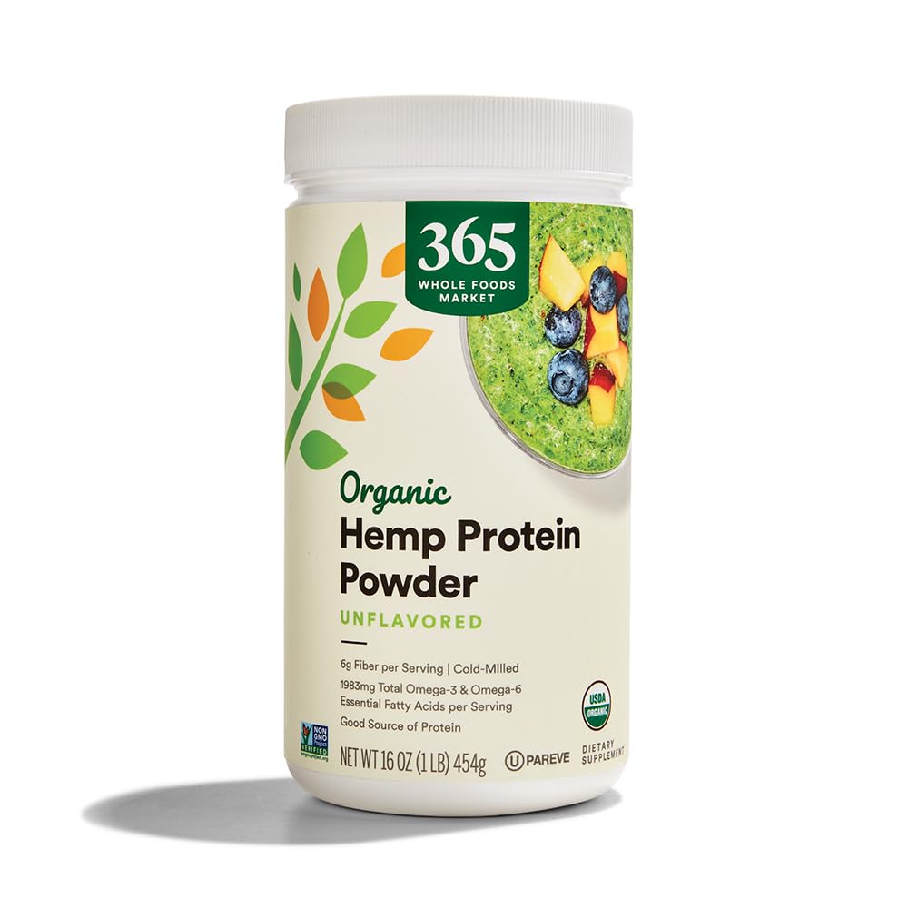 365 by Whole Foods Market, Organic Hemp Protein Powder Unflavored, 16 oz