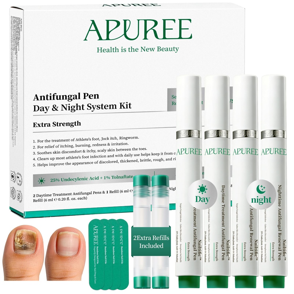 Apuree Day & Night Fungal Pen Extra Strength 25% Undecylenic Acid