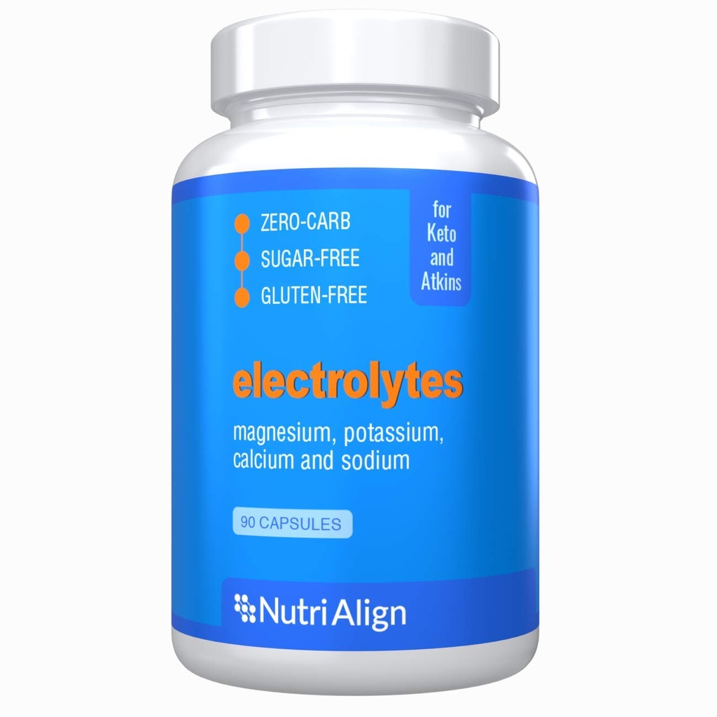Nutri-Align Keto Electrolytes | 90 Sodium Potassium Magnesium Capsules