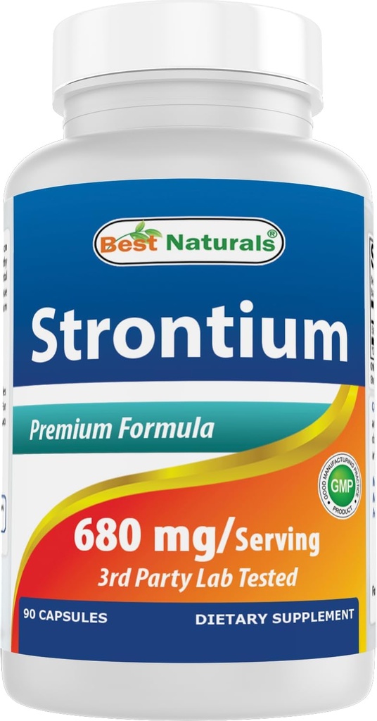 最高のNaturals Strontium骨造の方式680mg/serving 90のカプセル