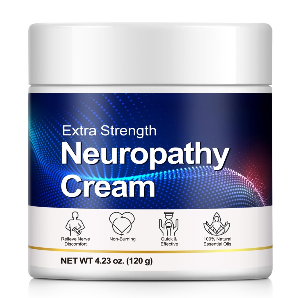 Neuropathy Cream, Soothing Massage Cream with Arnica & Menthol – Non-Greasy Hydrating Formula for Feet, Hands, Legs and Toes - 4.23 OZ Value Pack
