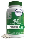 健康スロー栄養 NAC N-アセチル-Cysteine 600mg 120カプセル | 完全菜食主義者の認定 | 健康肺肝機能と細胞の健康をサポート | GMO大豆&グルテンフリー