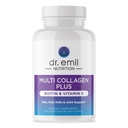 DR. EMILの栄養多コラーゲンのペプチッドプラス ビオチンおよびビタミンD - 毛皮および釘のためのBiotinそしてコラーゲンの補足 - 毛の成長のためのBiotinの丸薬