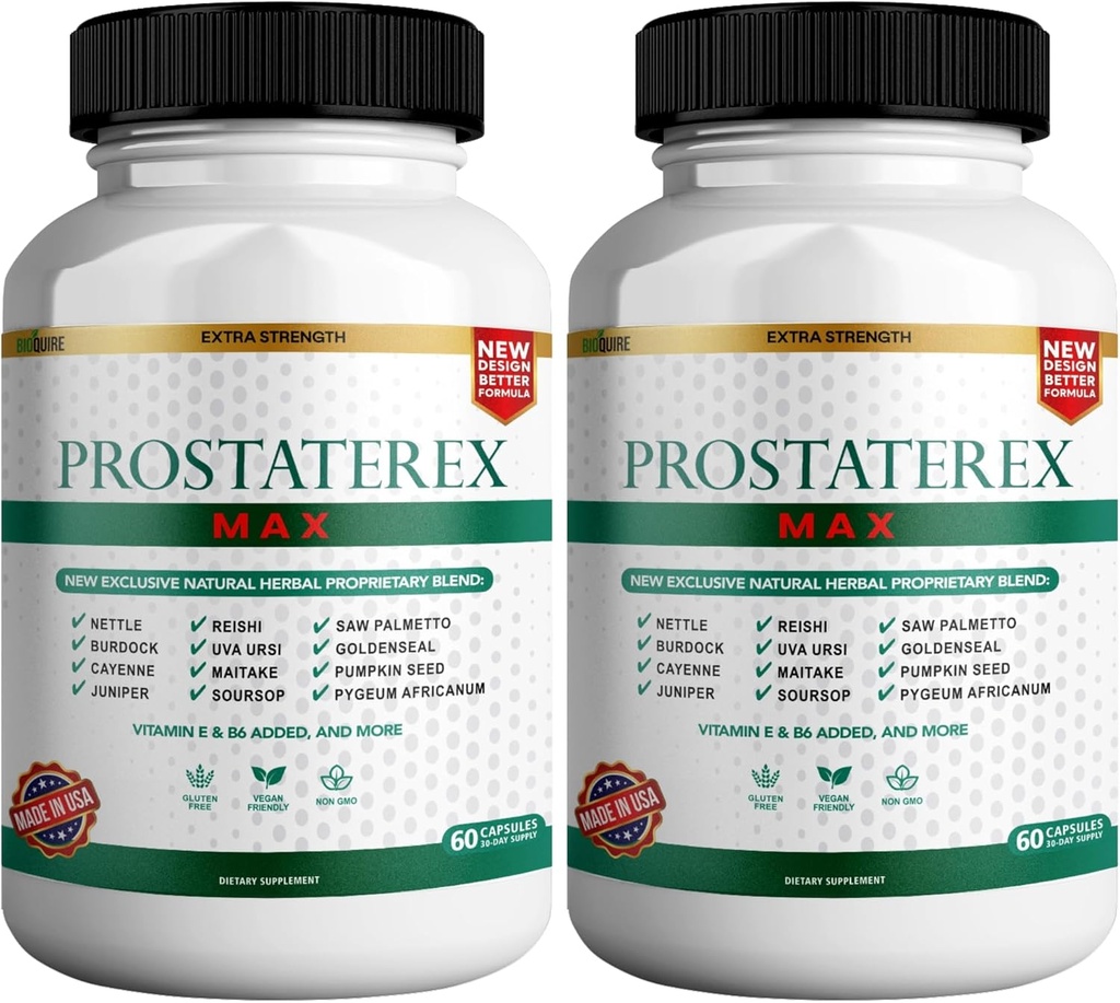 ProstateRex Max の余分な強さの前立腺の健康サポート補足、Sw Palmetto、ビーガン、非GMO、グルテンフリー– 120 カプセル (2)