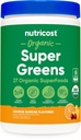 Nutricostオーガニックスーパーグリーンパウダー(30サービング)オレンジサンライズフレーバー - スーパーフードサプリメントドリンクミックス