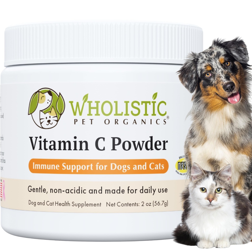 犬のためのWORListicペット有機物純粋なエステル-Cパウダー - 2 Oz - 犬アレルギー咀嚼に健康的な代替 - 犬アレルギー救済のためのビタミンCサプリメント、免疫サポート、犬のためのイッチ救済 - アメリカ製