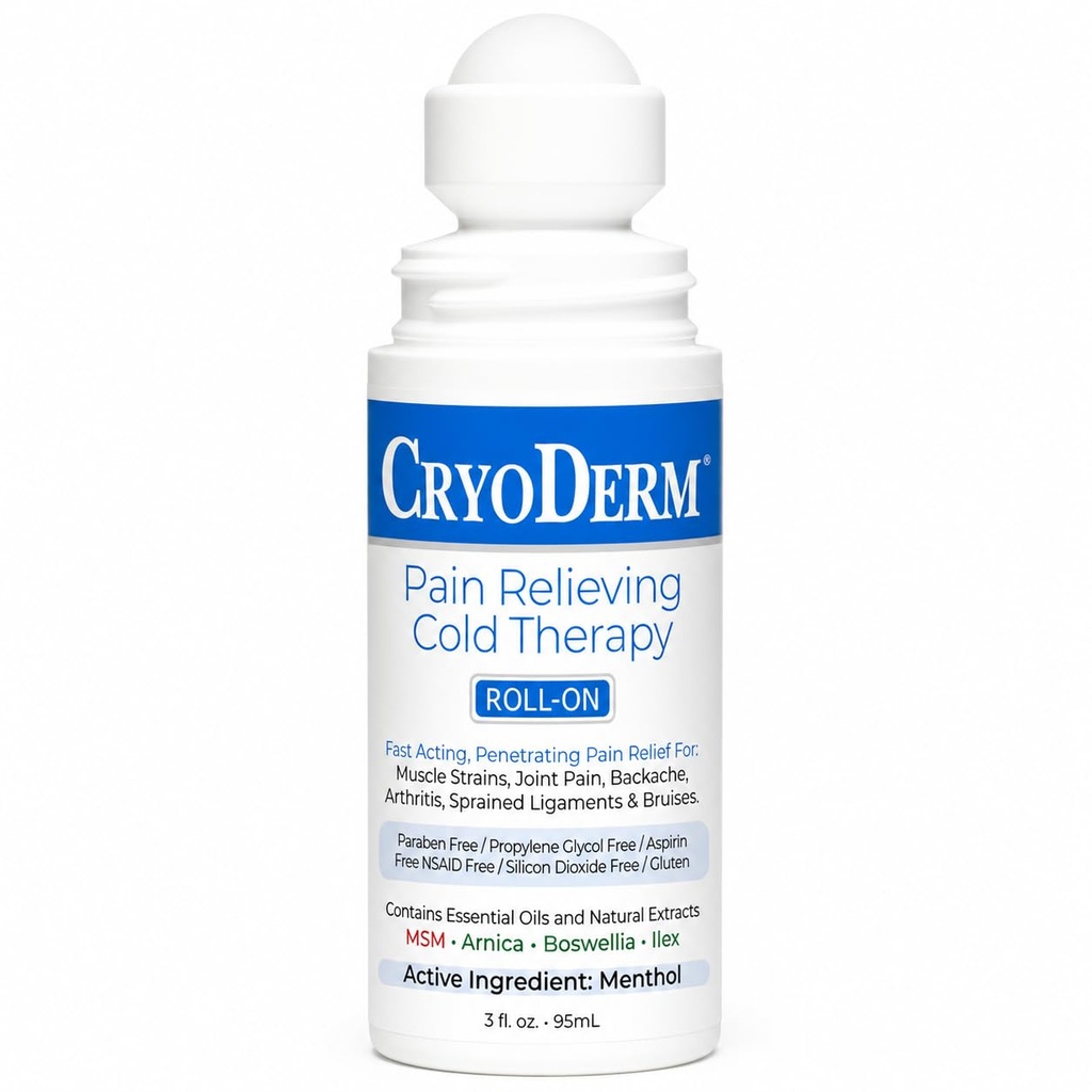 Cryoderm Cold Roll-on 3oz, 2.4 Lb