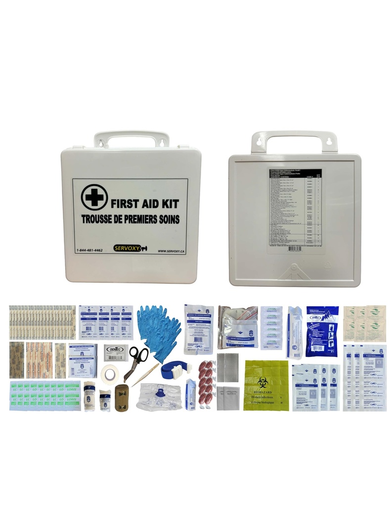 CSA Z1220 Type 3 Intermediate First Aid Kit | 24 Unit Plastic Box - Bulk Packed for 2-25 Workers