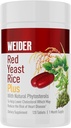 Weider の自然な Phytosterols、グルテンフリーの 1 つのか月の供給の 850mg の赤いイースト米のプラス 1200mg、