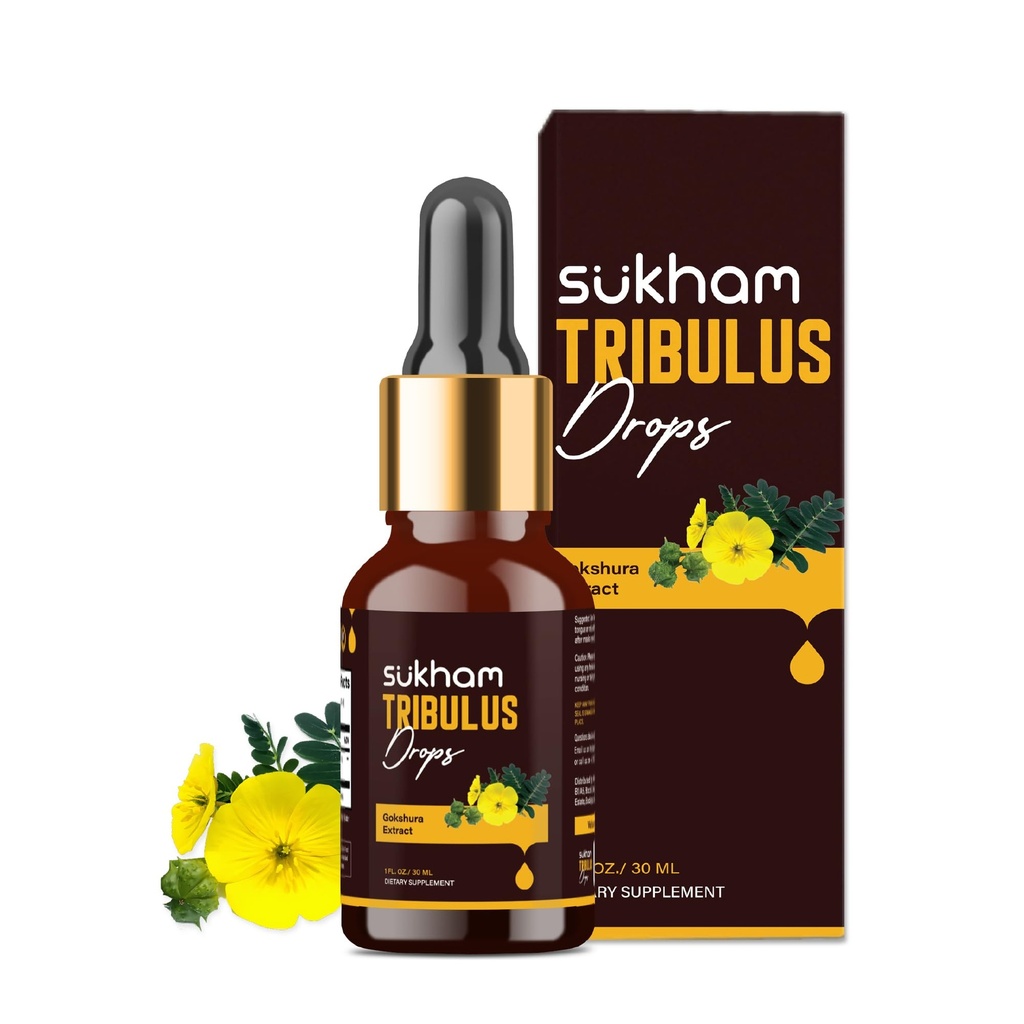Tribulus Terrestris Liquid Drops TTT-120 Tribulus Extract | 3rd Party Lab Tested | for Recovery & Performance- 1 FL.OZ (40 Servings) with Saponins & Flavonoids, Alcohol-Free Liquid Concentrate