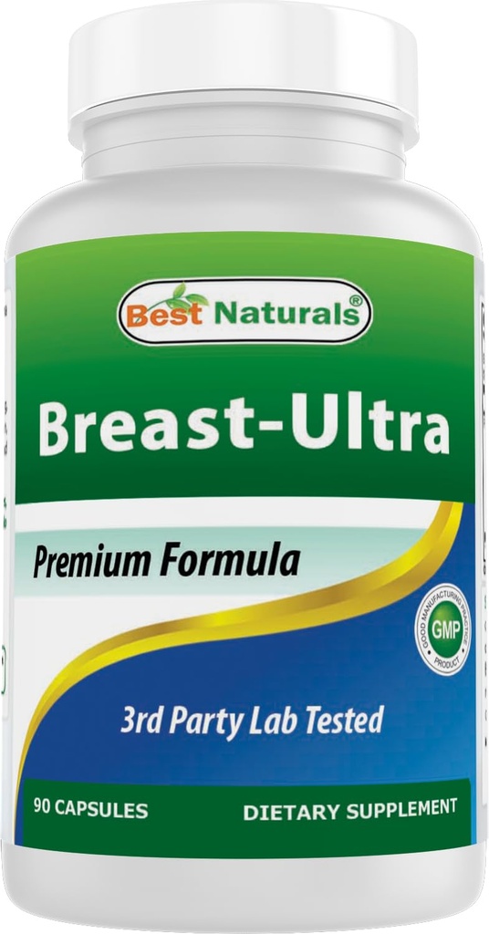 ベストナチュラルズ Breast-Ultra Breast Enlargement Pills 90 カプセル (90 カウント (パッケージ 1)))