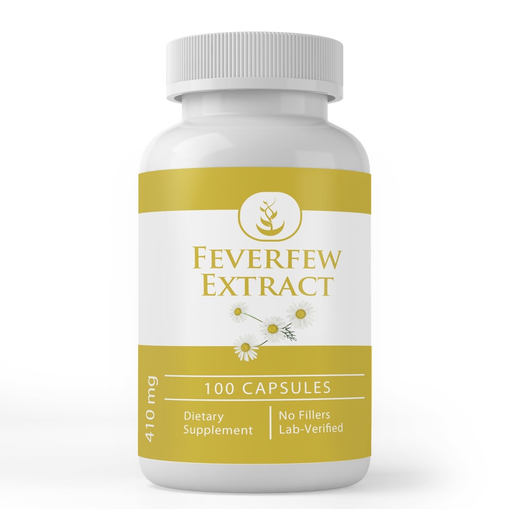 純粋な元の原料のFeverfewのエキス(100のカプセル)常に純粋、添加物か注入口、実験室は確認しました