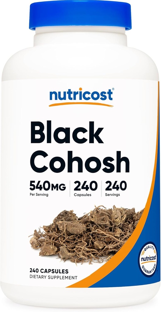 Nutricostブラックコホッシュ540mg、240カプセル - 非GMO、グルテンフリー