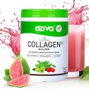 OZiva Vegan Collagen Powder, Skin, Hair & Nails, Biotin, Guava Glow, 200g