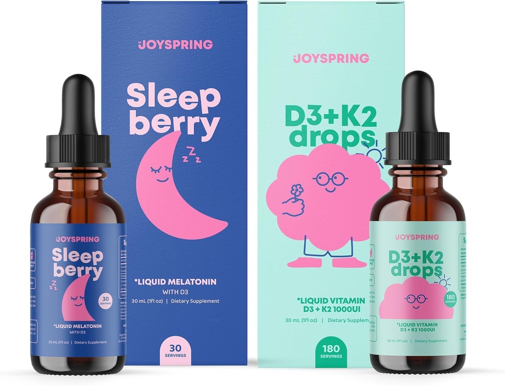 子供のためのジョイスプリング ビタミンD3 K2は子供の睡眠サポートのための健康な免疫システム ビタミンDを支えます