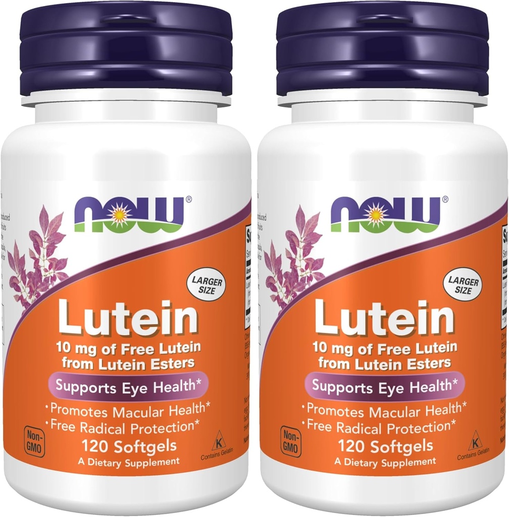 NOWの食糧Lutein 10のmgのSoftgels、120 (2のパック)