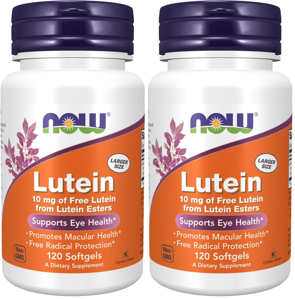 NOWの食糧Lutein 10のmgのSoftgels、120 (2のパック)