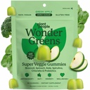 植物の人々はWonderGreensのプロバイオティクスのMultivitaminサポート おいしい、エネルギー、免疫および腸の健康、緑のAppleの味(60の計算)が付いているベジギーのグミーの極度の緑を、植えます