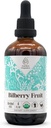 ビルベリーフルーツ USDA オーガニック アルコールフリー エキス | 栄養補助食品・高周波焼入れ | ビルベリー製(Vaccinium Myrtillus) ドライフルーツ 4 oz