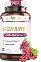 Resveratrol 1450mgの緑の茶エキス、ブドウの種子のエキスおよび他とのよりよい皮および免除を促進する余分強さの方式 90 日の供給