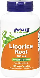 Licoriceの根450mg 100のカプセル(2のパック)