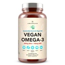 AMANDEANビーガンオメガ3サプリメント。 プレミアム魚油代替。 Algae DHAとEPA。 カラギーナン無料Softgels. アルガルエッセンシャル脂肪酸。 植物は中心、頭脳、目、皮、免疫サポートを基づかせていました。(60ct)