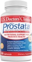 U.S. Doctors' Clinical Prostata - Clinically Proven Prostate Supplement for Men - Urinary Tract & Bladder Support - Saw Palmetto, Vitamin E, Pumpkin Seed - USA Manufactured- 60 Capsules[20-Day Supply]