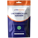 Vitamatic Lactobacillus Gasseri Probiotic パウダー - 消化の健康サポート - 100 グラム(3.5 OZ) - 100 サービング