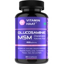 Glucosamine Chondroitin MSM | Pain and Joint Support Supplement | Hyaluronic Acid Collagen | Joint Cartilage Support and Muscle Health | 120 Capsules by VitaminHaat