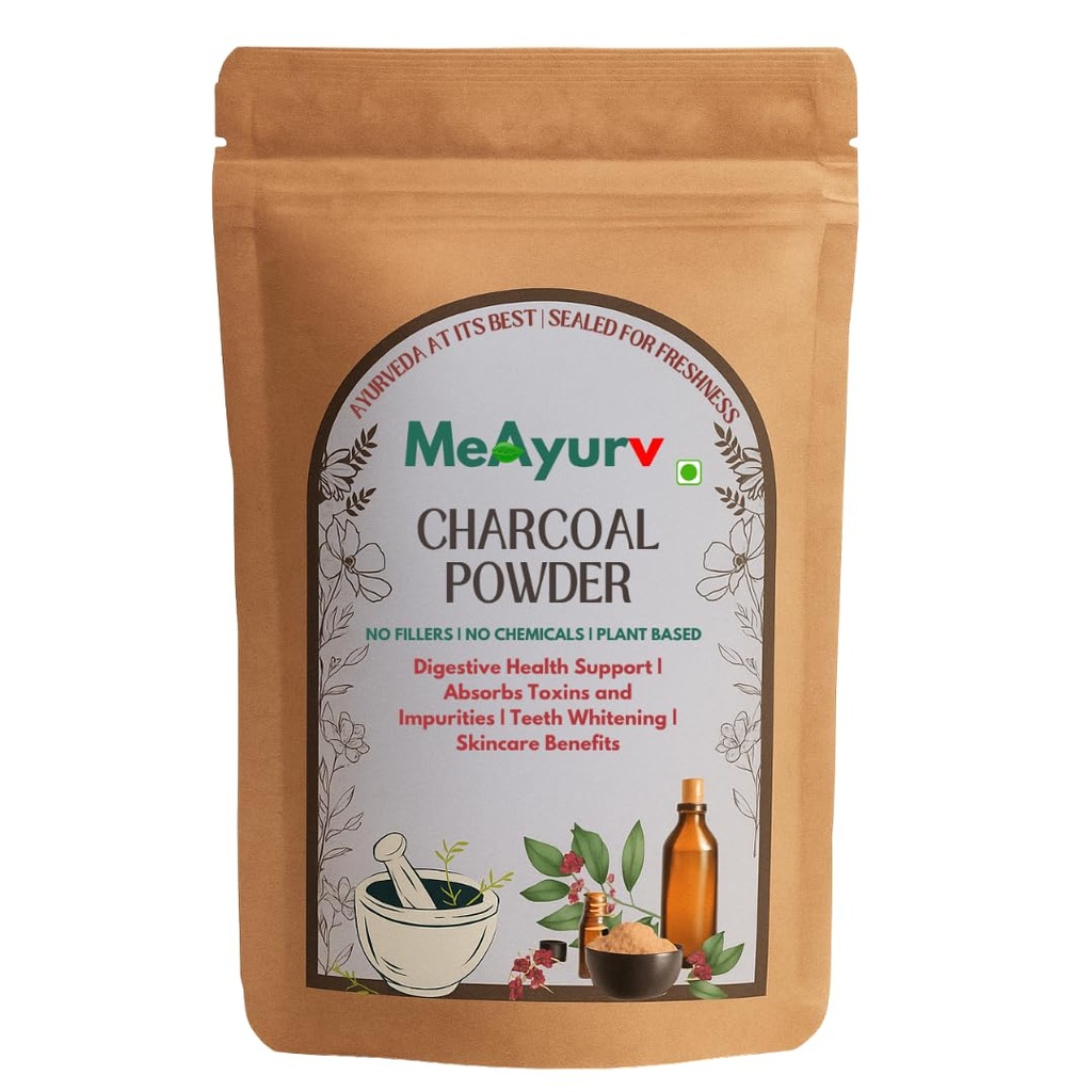 Activated Charcoal Powder (Coconut Shell) 100g | 100% Pure & Ultra-Fine Food Grade Charcoal for Face Mask, Teeth Whitening & Detox Recipes – Adsorbent Cosmetic Powder