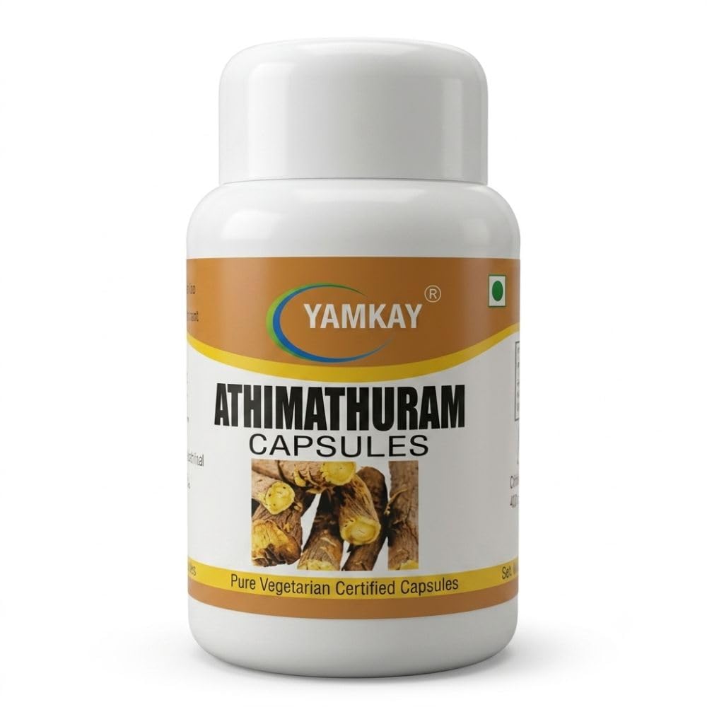 Athimathuram Capsules 500Mg - 100 Veg Capsules