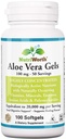 Aloe Veraの補足(100のSoftgels)20,000mgの純粋なゲルのEquivalency - 有機アロエVeraと作られる